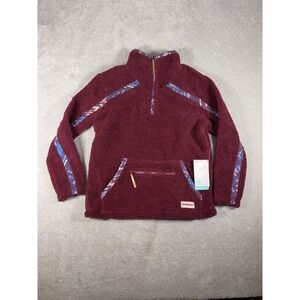 NWT Hooey Sherpa Pullover Women's Fleece Lined Aztec Southwestern Western Small